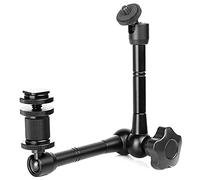 Camera Mount Adjustable Articulating Friction 11 Inch Arm Large Super Clamp Plier Clip