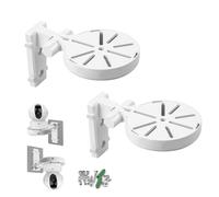 Camera Mount, Camera Bracket, Outdoor Camera Bracket, Universal Camera Holder, Plastic Support Accessories with Cable Management, 2 Pieces