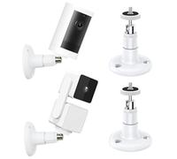 Camera Mount Compatible with Ring Outdoor Cam Plus,Ring Stick Up Cam Battery/Plug-in/Camera Pro Battery/Ring Indoor Cam (1st Gen),Adjustable Camera Holder Wall Bracket with Perfect Viewing Angle,2Pack