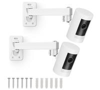Camera Mount Compatible with Ring Spotlight Cam Battery, Ring Spotlight Cam Plus/Pro (Battery), Security Mounting Bracket for Your Surveillance Camera 360° Adjustable Indoor/Outdoor Wall Ceiling, 2PCS