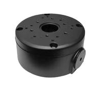 Camera Mounting Junction Box - Outdoor Security Bracket Plate, Waterproof Connection Enclosure | Weather Resistant Aluminum Shell, Hidden Wiring System with Sealed Port for Solar Dome Camera Setup Use