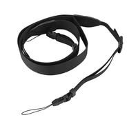 Camera Neck Shoulder Strap High Strength Rope Knots Secure Fixation DSLR Camera Strap for Travel (Black)