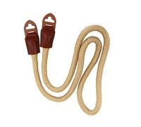 Camera Neck Shoulder Strap, Soft and Comfortable Strong Load Bearing Capacity Unique Cylindrical Design Camera Shoulder Belt Lightweight for Outdoor Camping (Khaki)