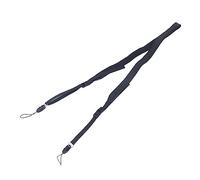 Camera Neck Strap, Vintage Leather Camera Neck Shoulder Belt Adjustable Camera Strap Compatible with Camera, Portable Device, Phone Case (Black)