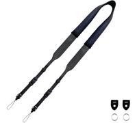 Camera Neck Straps Thin,Small Compact Camera Strap,Binoculars Strap with Quick Release Buckle,Washable,Soft Padding,Black