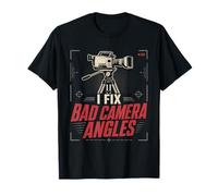 Camera Operator Camera Crew Film Crew Videographer T-Shirt