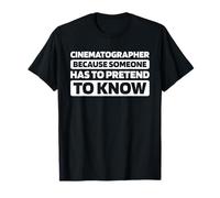 Camera Operator Visual Storytelling - Film Cinematographer T-Shirt