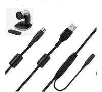 Camera Power Cable Data Cable for Logitech CC2900e/3500e/2900ep/3000e/PTZ Pro 2025