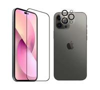 Camera protection pack + antibacterial tpg Tiger Glass Plus iPhone 14 Pro Blanc TU