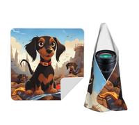 Camera Protective Wrap Anti-Scratch Dustproof Lens Protector Wrapper, Black | I Love My Dog Dachshunds Magic Self-Adhesive Cloth Portable Lazy Makeup Bag For Dlsr Slr Lens Tablet