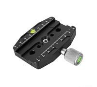 Camera Rail Nodal Slider with Built-in Bubble Levels, Aluminum Construction, Quick Release Clamp for Photography Tripods, Panor(90N)