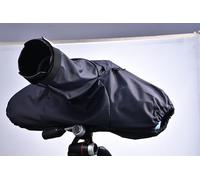 Camera Rain Cover, Waterproof Raincoat for DSLR Cameras and Lenses, Photography Camera Protector Accessories (Black, L)