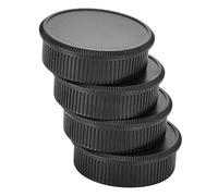 Camera Rear Lens 4 Pair Camera Rear Lens Cap Cover and Body Cap Set for M42 Screw Mount Camera Body Cap and Rear Lens Cap