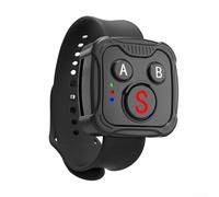 Camera Remote Control, 1-Pack Wireless Controller One-Click Wake-Up 10m Range 30-Day Battery for Outdoor Vlogging Sports(Black)