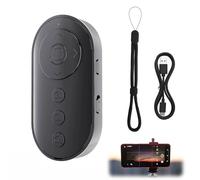 Camera Remote Shutter, Wireless Phone Remote Control, Page Turner Clicker, Bluetooth Clicker, Ideal For Scrolling Through Video, Flipping Through E-Books And Taking Photos And Videos