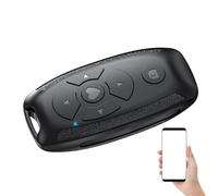 Camera Remote | Universal Wireless Shutter Button | USB Rechargeable Controller For Selfie Capture And E-Book Page, Smart 10-15M Range Clicker For IOS Devices, Handy Accessory F