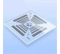 Camera Resolution Test Chart, Optical Microscope Sharpness And Resolution Test Card, Calibration Target Chart, Accuracy ±0.5um/±1um, For Scientific And Industrial Inspection(±0.5um)