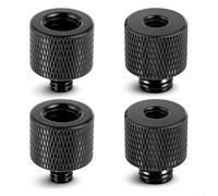 Camera Rig Connector Kit with Four Iron Adapters Supporting Standard 1/4 inch and 3/8 inch Mounting Thread Requirements