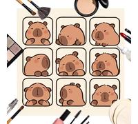 Camera Screen Protector Cloth - Self-adhesive Makeup Pocket Cloth, Adaptable Scratch Resistance Solution | Lipstick Organizer, Eyeshadow, Concealer, capybara, Se référer à la description, Refer to