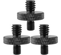 Camera Screw Converter 1/4" to M5 Tripod Screw Adapter, BENACES 3-Piece 1/4" Male to M5 Male Threaded Tripod Nut Connector Screw Connectors for Ball Heads, Monopods(1/4" to m5)