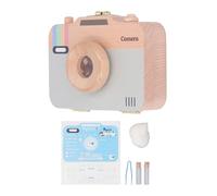 Camera Shaped Tooth Holder for Kids, Baby Tooth Storage Box, Wooden Teeth Keepsake with Glass Bottles and Tweezers, Fetal Hair and Tooth Save Box for Boys and Girls, Pine Wood Deco (Type 2)