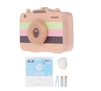 Camera Shaped Tooth Holder for Kids Fetal Hair Storage Safety Latch Baby Tooth Save Box (Type 1)