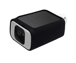 Camera Silicone Case for eufy Security S230/SoloCam S40, Protective Cover Weatherproof Sleeve for Home Security Camera System (Black)