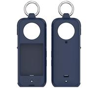 Camera Silicone Protective Case Shell Skin Compatible for Insta360 X3 Panoramic Action Camera,Full Protective Portable Case Cover (Midnight Blue)