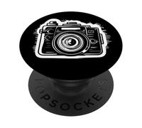 Camera Sketch Analog Photography PopSockets Adhesive PopGrip