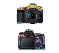 Camera Skin Compatible with Canon EOS 90D Camera (2019) - Paint Currents - Premium 3M Vinyl Protective Wrap Decal Cover - Easy to Apply | Crafted in The USA by MightySkins