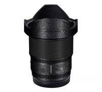 Camera Skin Wrap Lens Skins Protector Anti-Scratch Coat Wrap Cover Sticker for Panasonic Lumix S 18mm F1.8 18 1.8(Contour Black Glossy)