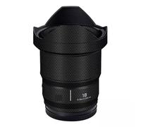 Camera Skin Wrap Lens Skins Protector Anti-Scratch Coat Wrap Cover Sticker for Panasonic Lumix S 18mm F1.8 18 1.8(Matrix Black)