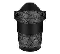 Camera Skin Wrap Lens Skins Protector Anti-Scratch Coat Wrap Cover Sticker for Panasonic Lumix S 18mm F1.8 18 1.8(Cross Gray)