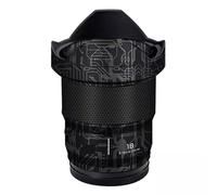 Camera Skin Wrap Lens Skins Protector Anti-Scratch Coat Wrap Cover Sticker for Panasonic Lumix S 18mm F1.8 18 1.8(Circuit Titanium)