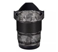 Camera Skin Wrap Lens Skins Protector Anti-Scratch Coat Wrap Cover Sticker for Panasonic Lumix S 18mm F1.8 18 1.8(Triangle Titanium)