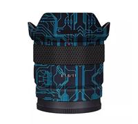 Camera Skin Wrap Lens Skins Protector Anti-Scratch Coat Wrap Cover Sticker for Sony E 11mm F1.8 G(Circuit Blue)