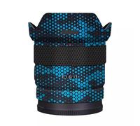 Camera Skin Wrap Lens Skins Protector Anti-Scratch Coat Wrap Cover Sticker for Sony E 11mm F1.8 G(Mamba Blue)