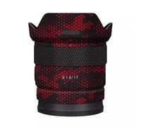 Camera Skin Wrap Lens Skins Protector Anti-Scratch Coat Wrap Cover Sticker for Sony E 11mm F1.8 G(Mamba Red)