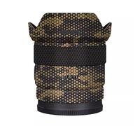 Camera Skin Wrap Lens Skins Protector Anti-Scratch Coat Wrap Cover Sticker for Sony E 11mm F1.8 G(Mamba Gold)