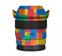 Camera Skin Wrap Lens Skins Protector Anti-Scratch Coat Wrap Cover Sticker for Sony E 11mm F1.8 G(Toy Brick Colorful)