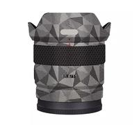 Camera Skin Wrap Lens Skins Protector Anti-Scratch Coat Wrap Cover Sticker for Sony E 11mm F1.8 G(Triangle Titanium)