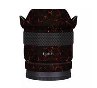 Camera Skin Wrap Lens Skins Protector Anti-Scratch Coat Wrap Cover Sticker for Sony E 11mm F1.8 G(Volcanic Lava)