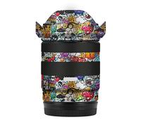 Camera Skin Wrap Lens Skins Protector Anti-Scratch Coat Wrap Cover Sticker for Tamron 11-20mm F2.8 fit for Canon RF Mount 11 20(Graffiti White)