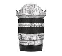 Camera Skin Wrap Lens Skins Protector Anti-Scratch Coat Wrap Cover Sticker for Tamron 11-20mm F2.8 fit for Canon RF Mount 11 20(Circuit White)