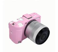 Camera Soft Silicone Case Pink Color Lychee Texture Rubber Armor Skin Body Cover Protector With Hotshoe Cover For Canon R50V Camera
