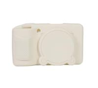 Camera Soft Silicone Cover for RICOH GR4 Protective Case with Lens Cover Cap Shockproof Anti Scratch Protection Sleeve (White)