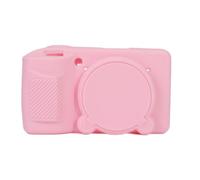 Camera Soft Silicone Cover for RICOH GR4 Protective Case with Lens Cover Cap Shockproof Anti Scratch Protection Sleeve (Pink)