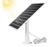 Camera Solar Panel, Waterproof Solar Panels for Security Camera, Portable Electronic Accessories for Battery Road Trips Travel Outdoor Adventures Hiking Fishing Picnics