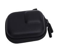 Camera Storage Bag Durable Hard Case Zip Closure for Action 5 Pro Photography Travel (Black)