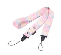 Camera Strap, 1.2m Camera Strap Belt, Printed Pattern Multifunctional Shoulder Neck Strap for Polaroid Mini 12 11 8 9 Camera (Pink Graffiti)
